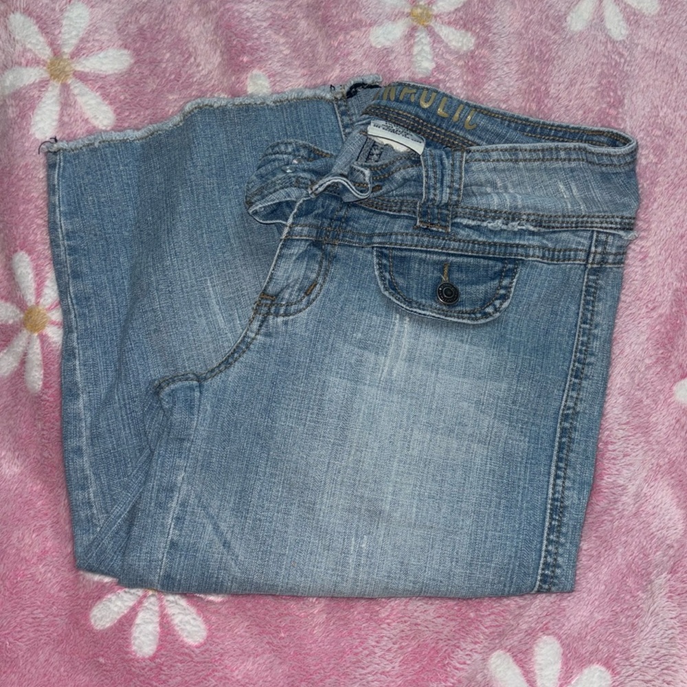 Hydraulic light wash jeans size 7/8